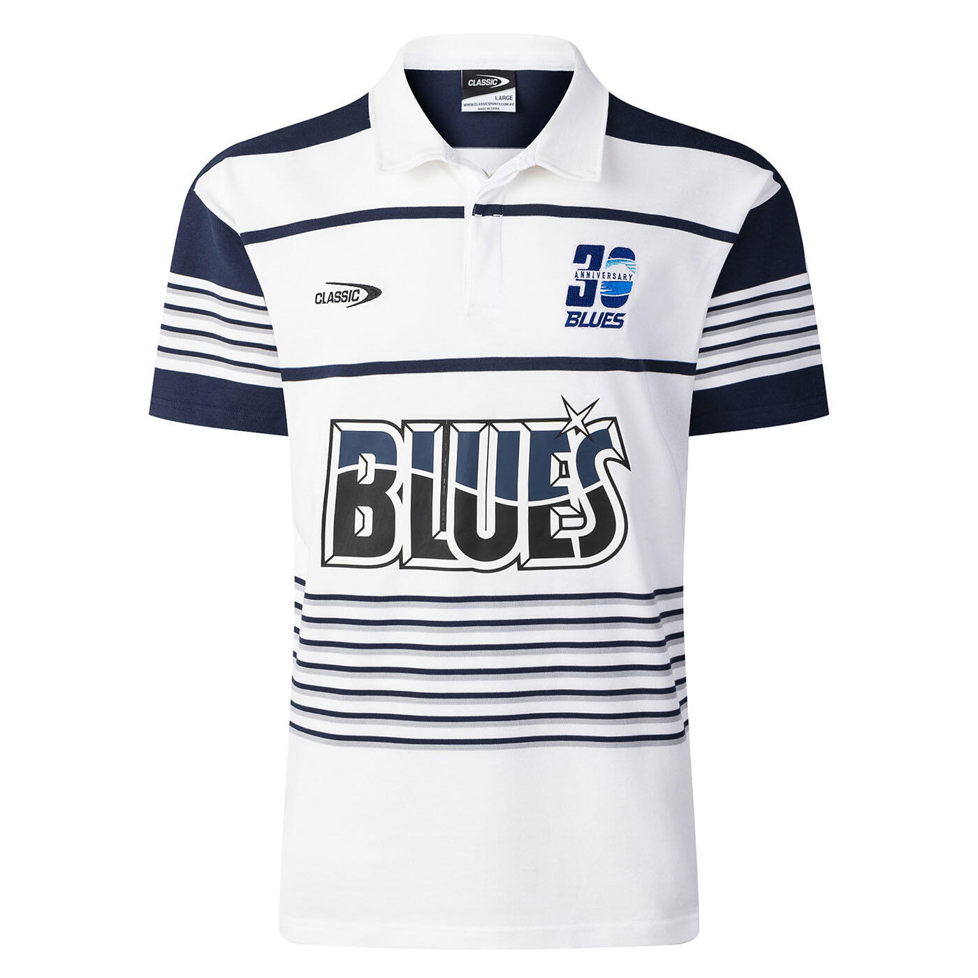 Polo cu mânecă scurtă Blues 2026 Supporter Retro Knit Jersey
