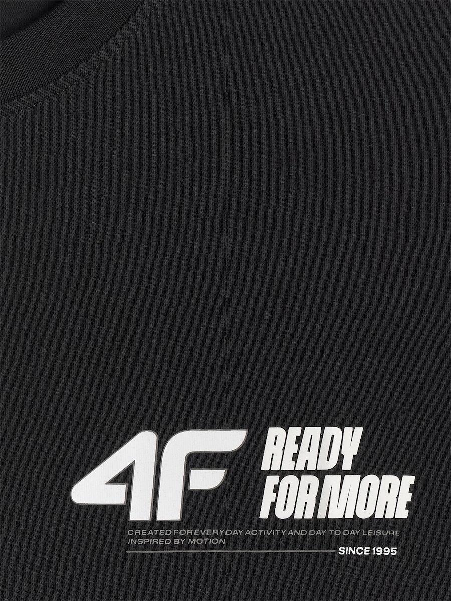 T-shirt regular gładki męski 4F 4FRSS26TTSHM3992 5/5