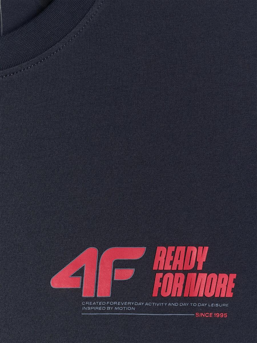 T-shirt regular gładki męski 4F 4FRSS26TTSHM3992 6/6