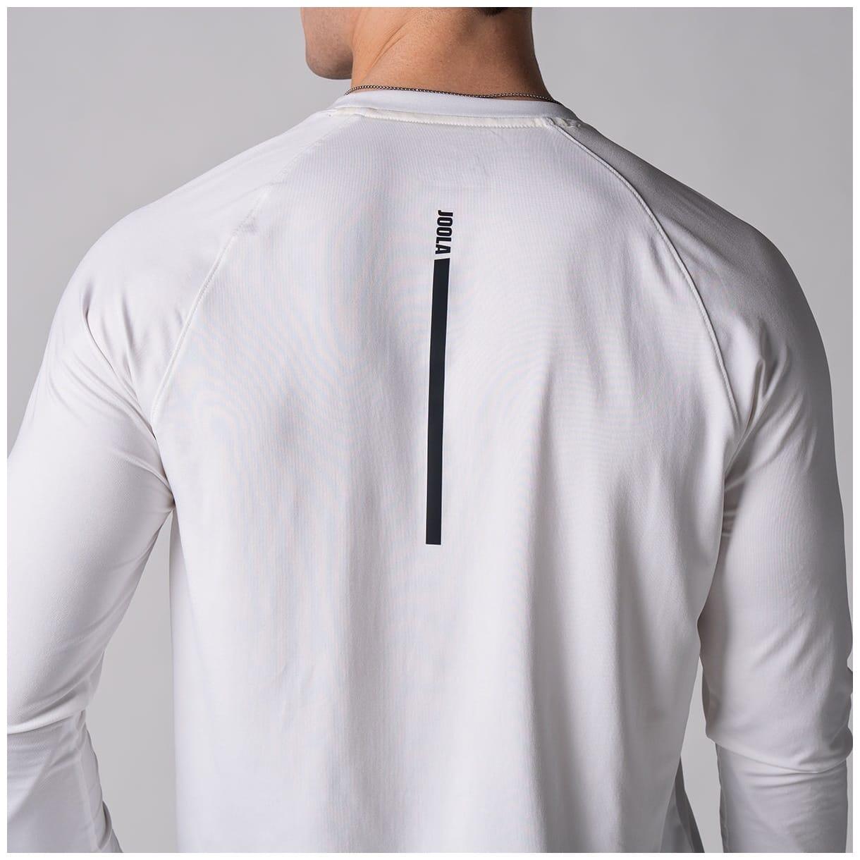 Camiseta de tenis de mesa de hombre COURT Joola blanco 2/3
