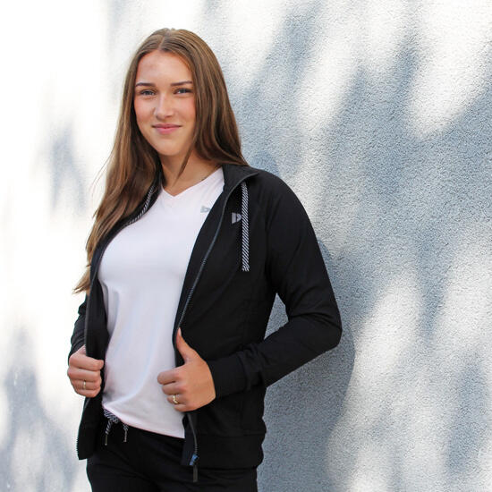 2er-Pack Damen-Multisport-T-Shirt mit V-Ausschnitt, Vera Cool Dry 3/5