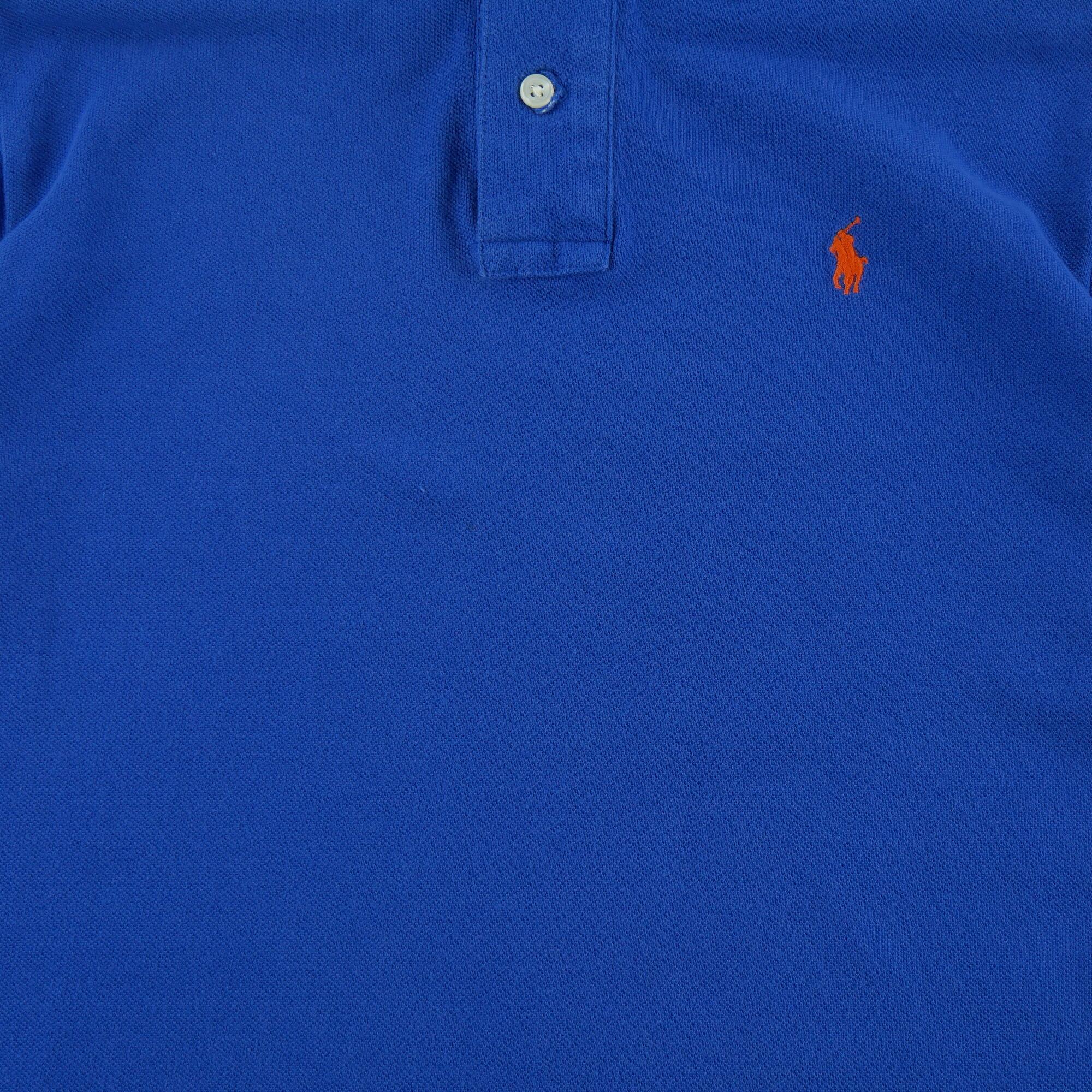 Seconde vie - Polo manches courtes Homme  Bleu - Bon état 4/7