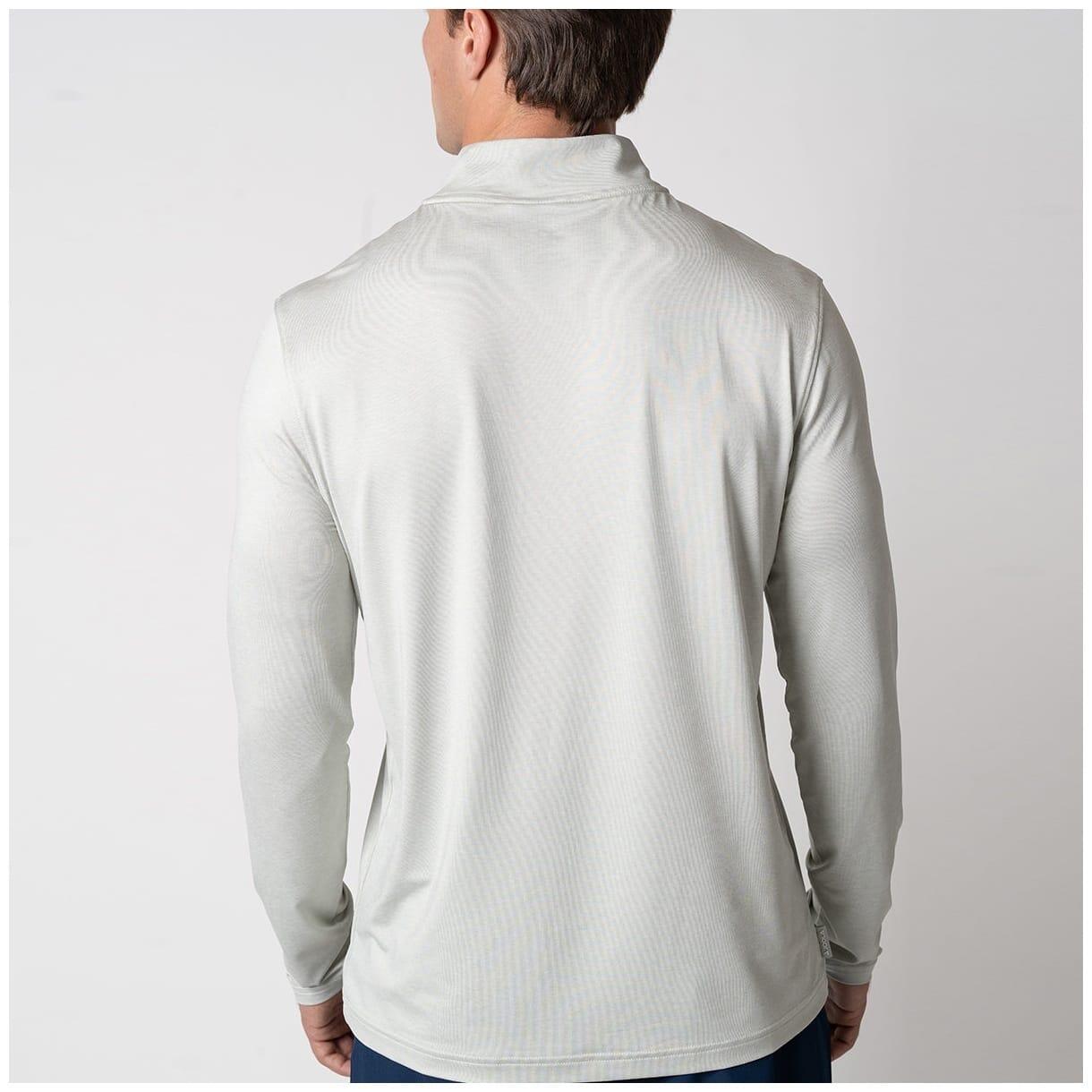 Camiseta de pickleball de hombre QUARTER ZIP Joola gris claro 2/3