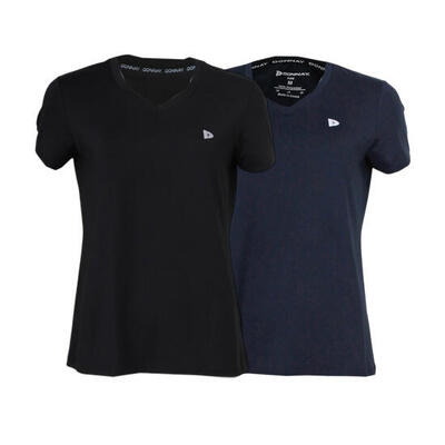 2-pack dames multi sport v-hals t-shirt vera cool dry