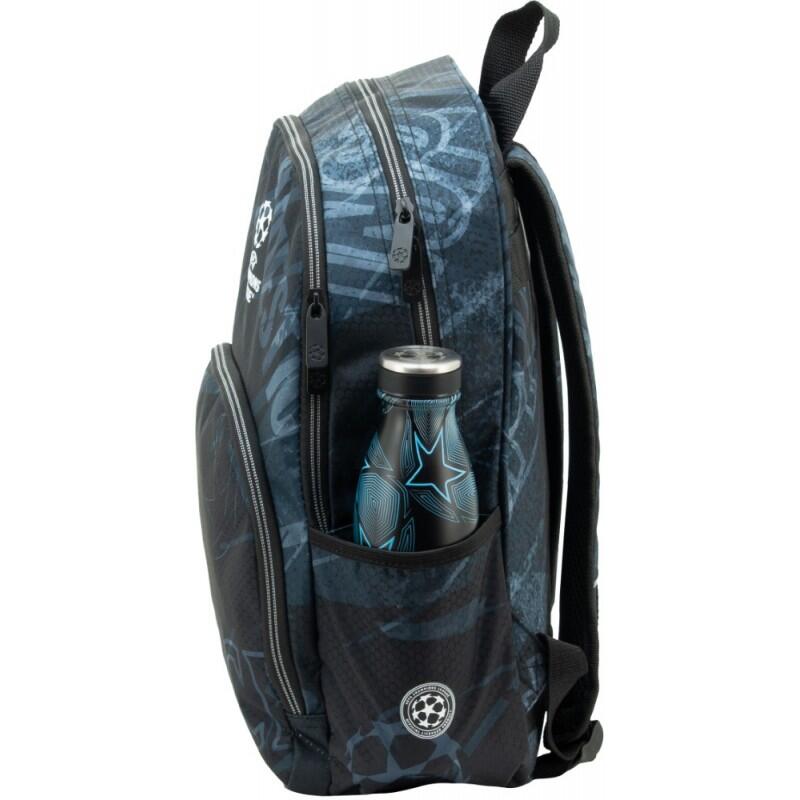 Mochila escolar adaptable a carro con compartimento para portátil CHAMPIONS 3/4