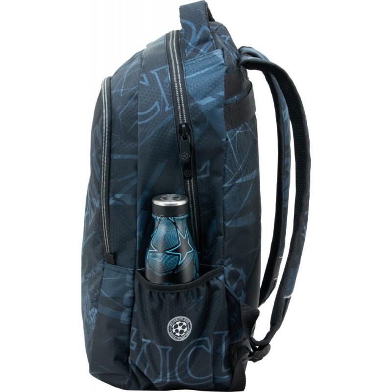 Mochila escolar adaptable a carro con compartimento para portátil CHAMPIONS 3/4