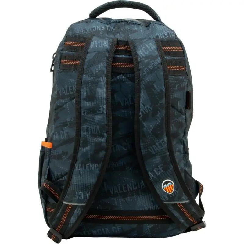 Mochila escolar adaptable a carro con compartimento para portátil VALENCIA CF 2/6