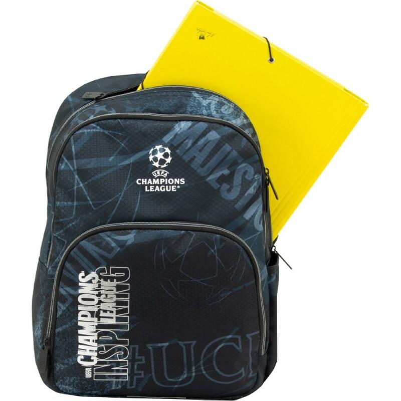 Mochila escolar adaptable a carro con compartimento para portátil CHAMPIONS 4/4