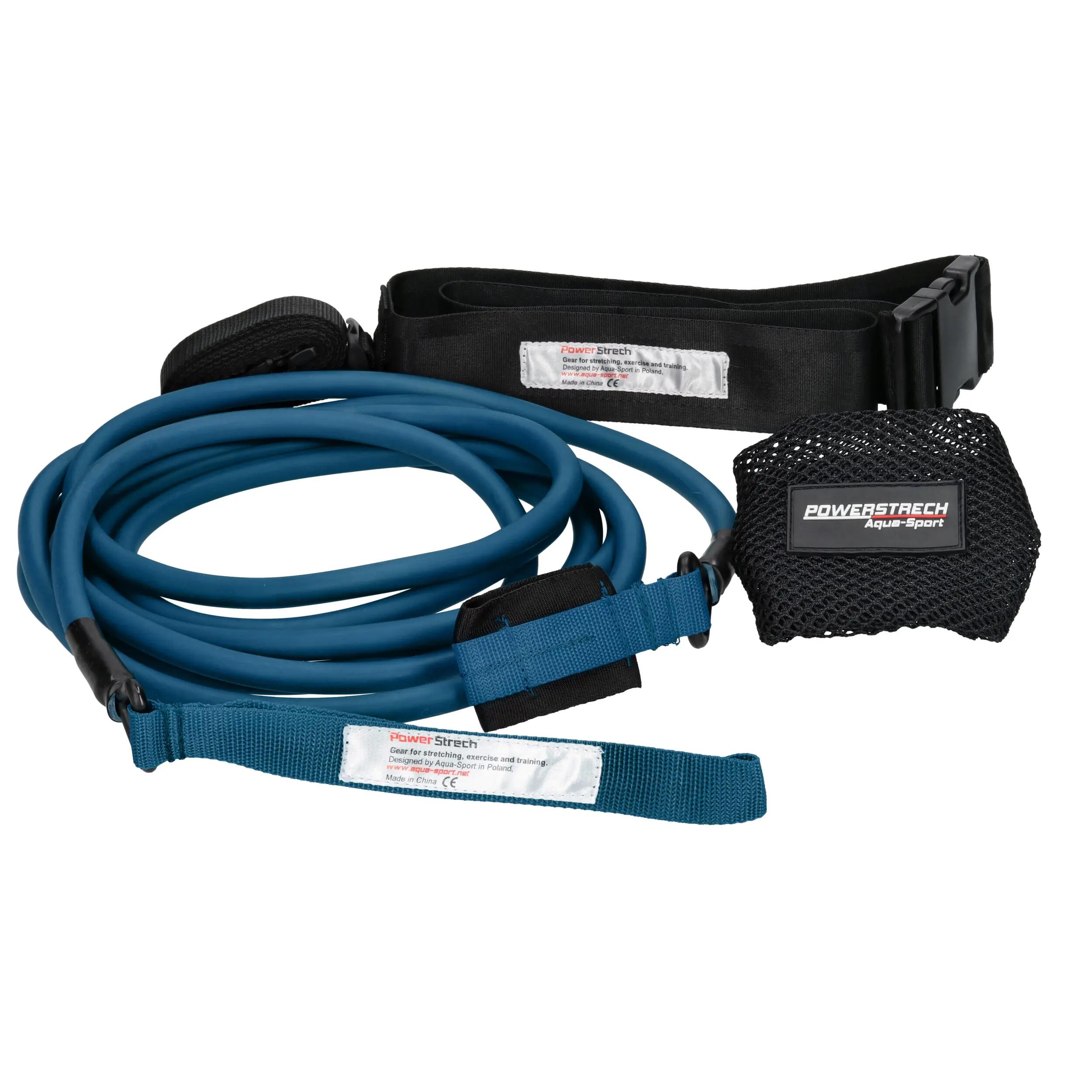 Długa guma oporowa dla pływaków Aqua-Sport Powerstrech Long Belt Slider 4/7
