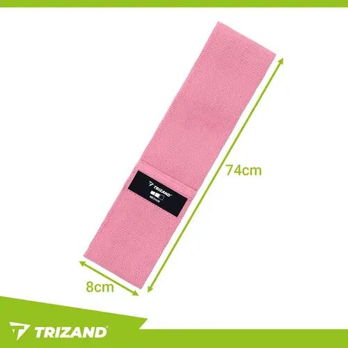 Set 5 benzi elastice fitness, rezistenta 5-35 kg, saculet depozitare, 74 x 8 cm 4/7