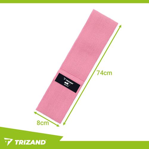 Set 5 benzi elastice fitness, rezistenta 5-35 kg, saculet depozitare, 74 x 8 cm