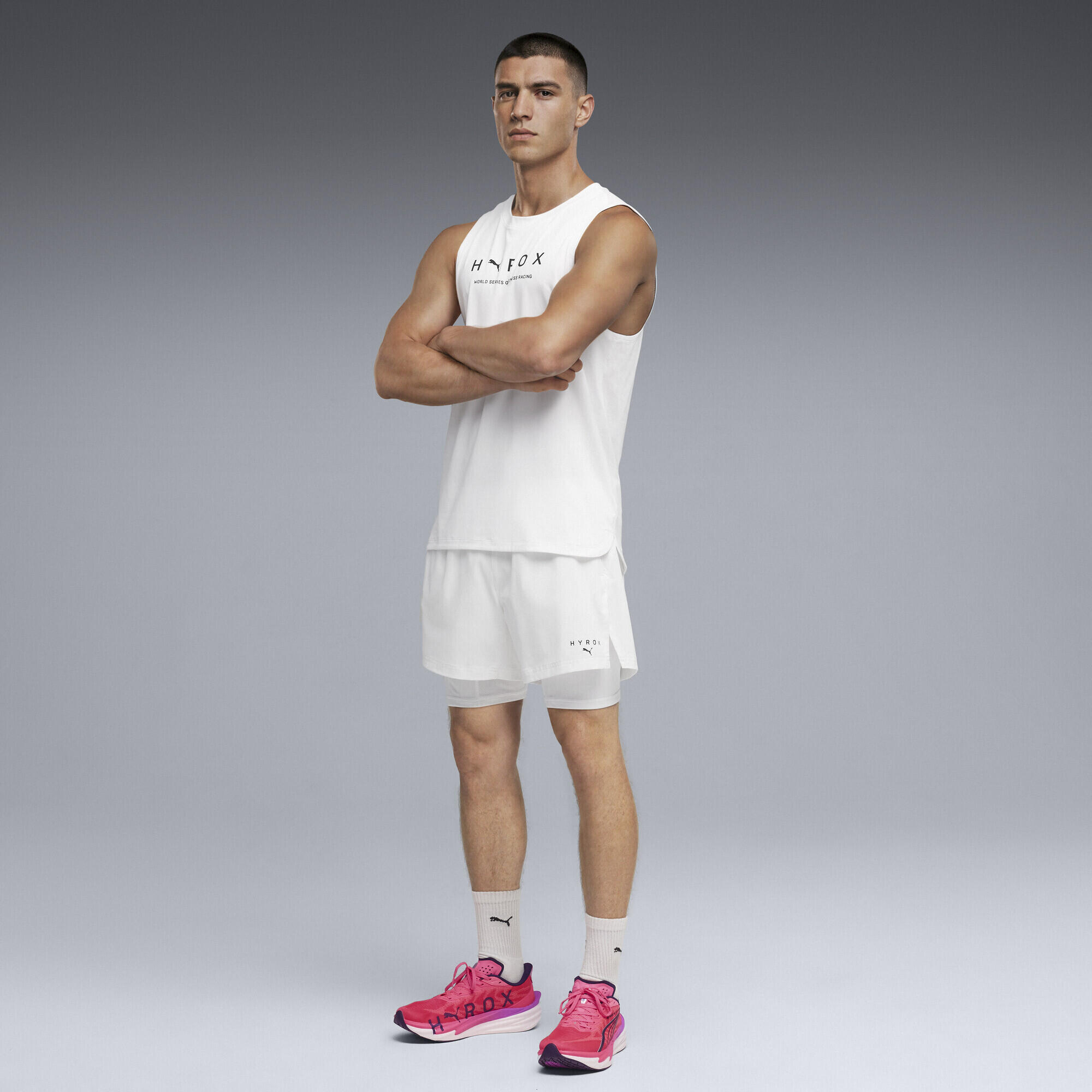 Męskie szorty 2 w 1 PUMA × HYROX DRYELITE PUMA 4/6