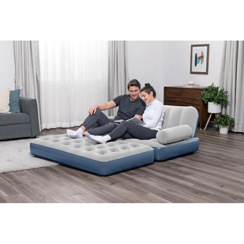 Bestway Canapé gonflable convertible 188x152x64 cm pompe électrique intégrée 5/7