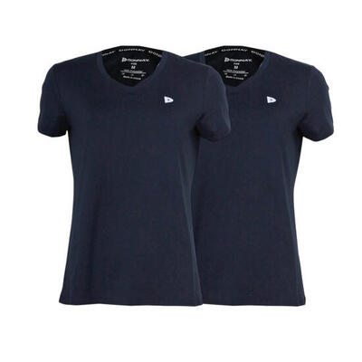 2-pack dames multi sport v-hals t-shirt vera cool dry