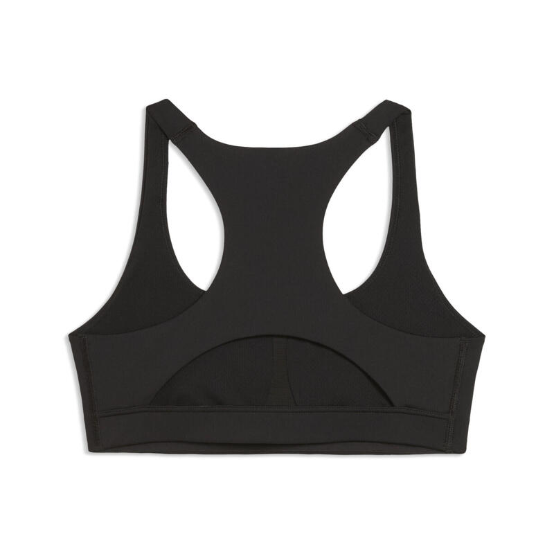 Bustieră cross training femei racerback Tech, negru PUMA