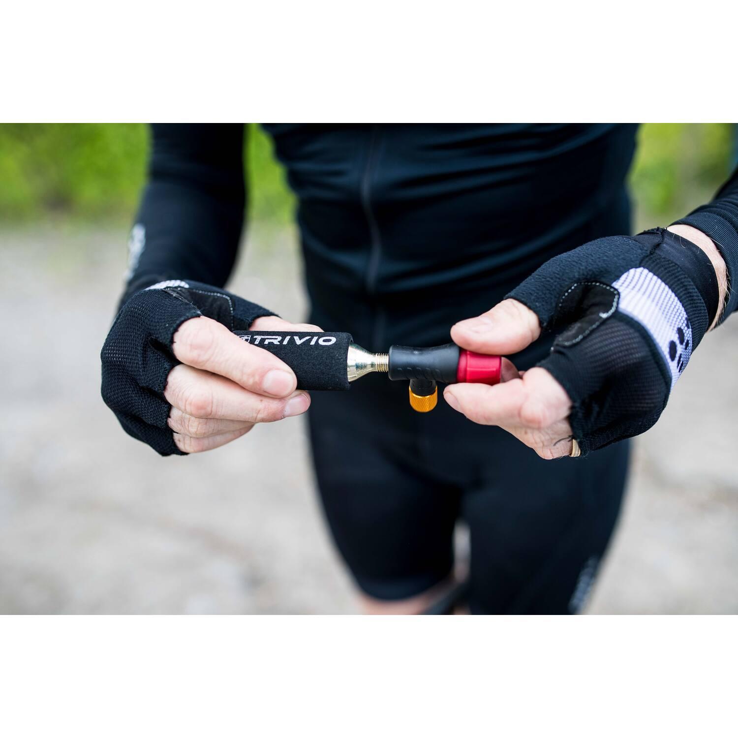 Trivio CO2-Adapter mit 16 g Kartusche und Neoprenschutzhülle 4/4