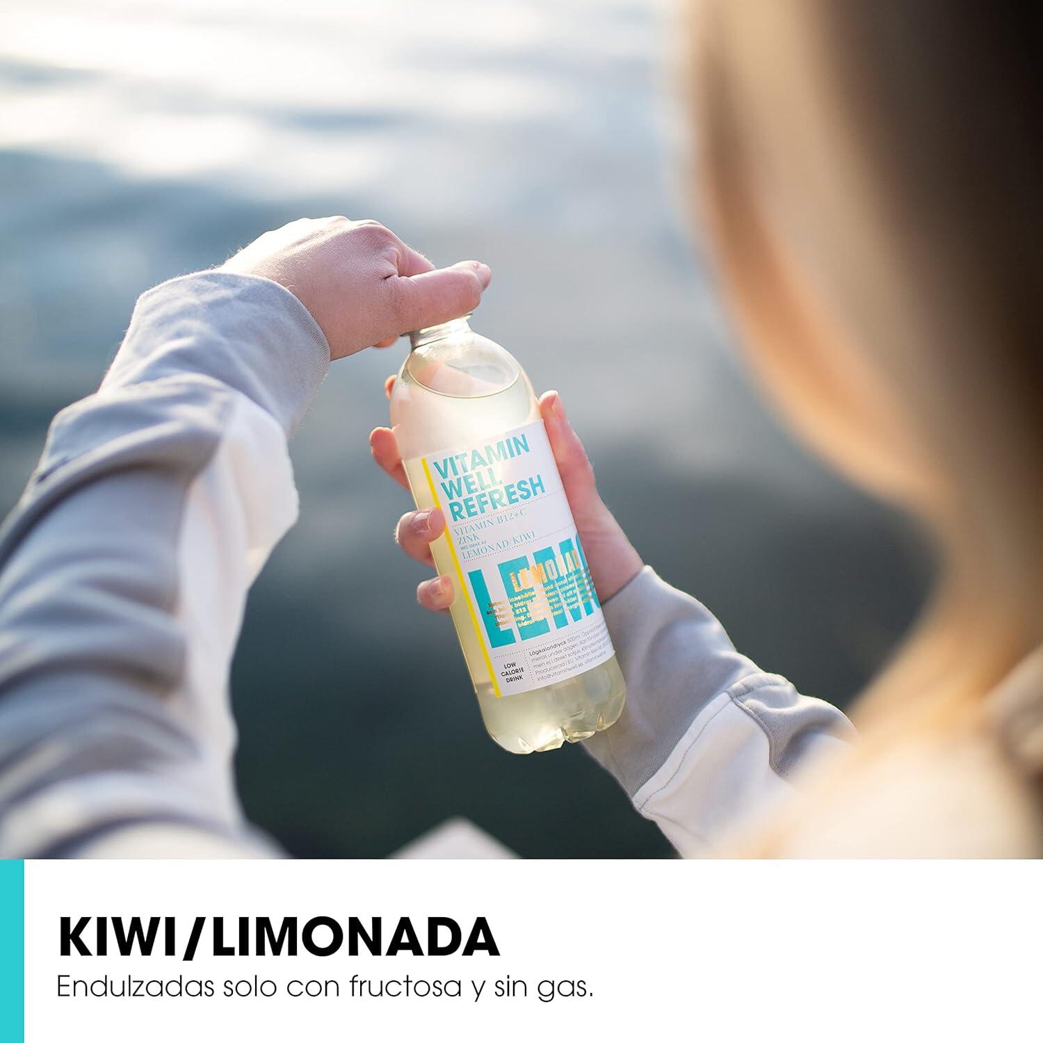 Bebida Vitaminada Refresh Kiwi/Limonada 500ml Vitamin Well 3/4