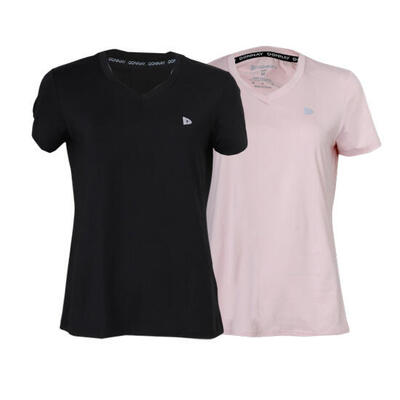 2-pack dames multi sport v-hals t-shirt vera cool dry