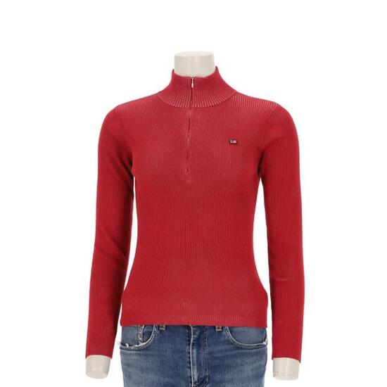 Seconde vie - Pull Femme RL Flag Rouge - Très bon état