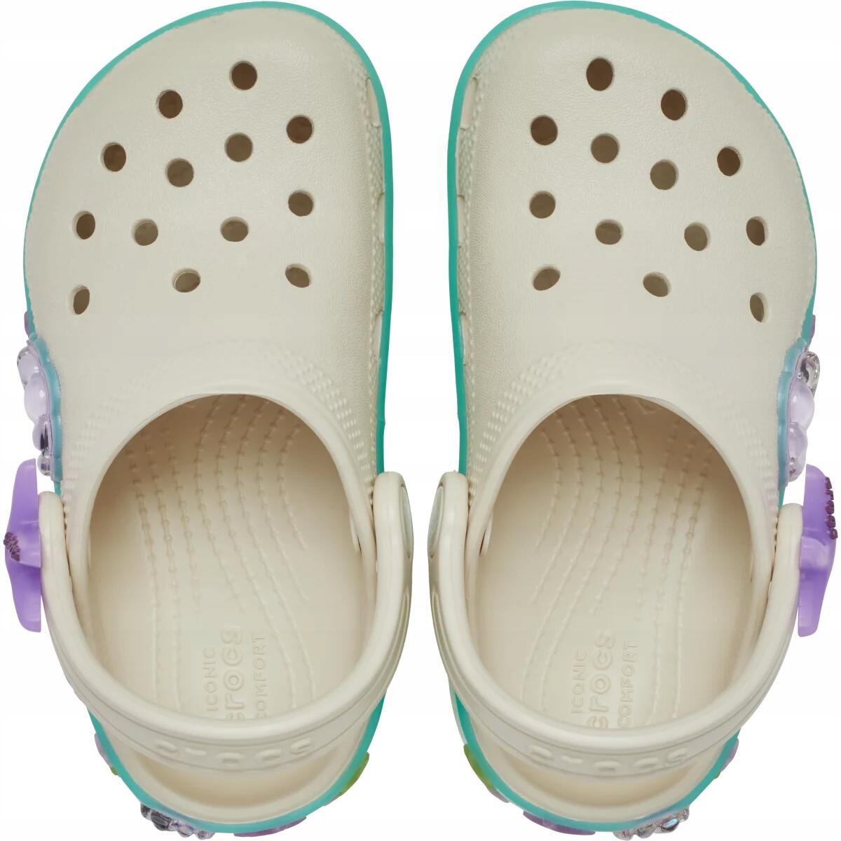 Chodaki Dla Dzieci Crocs Classic Sea Sparkle Shaker Clog 6/6