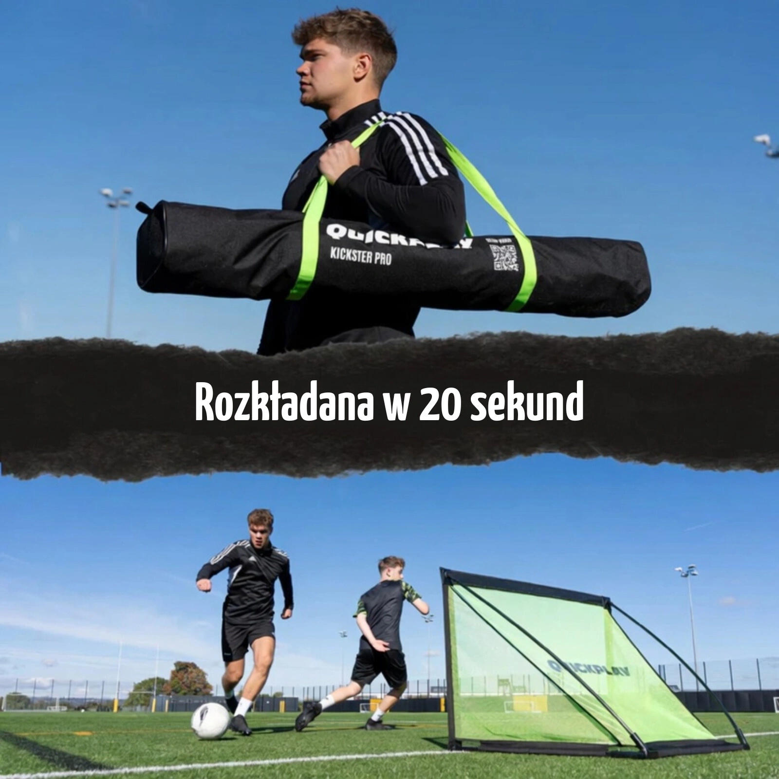 Bramka Piłkarska Quickplay Kickster Pro 120X80 cm 3/5