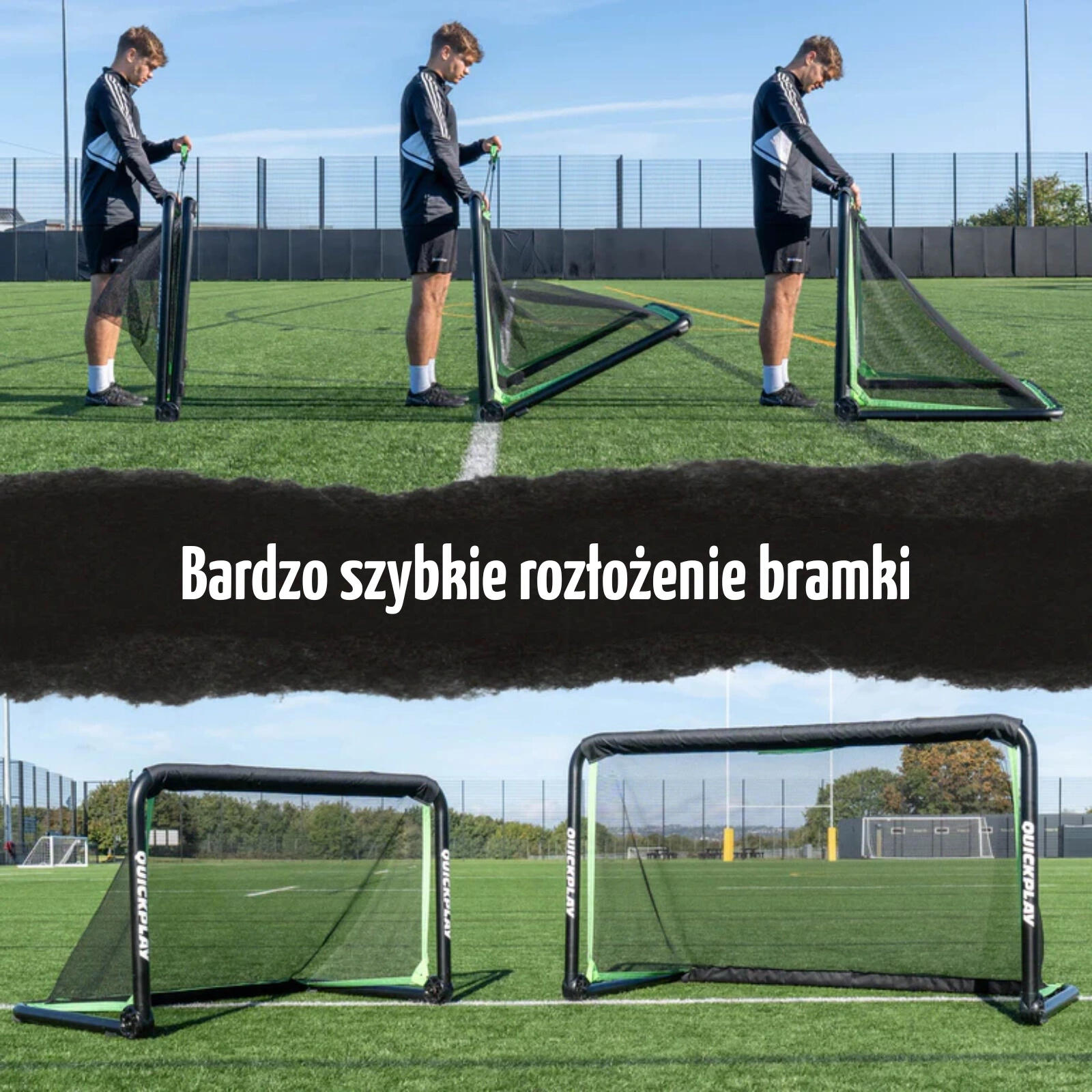 Bramka Piłkarska Quickplay Rhino 150X100 cm 2/7