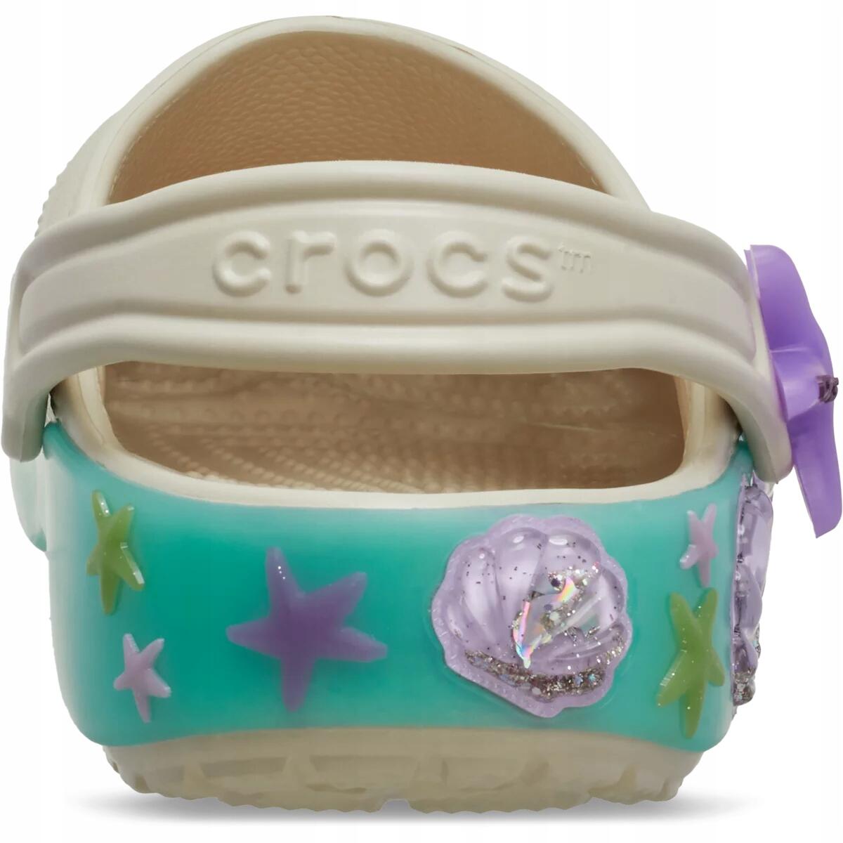 Chodaki Dla Dzieci Crocs Classic Sea Sparkle Shaker Clog 5/6