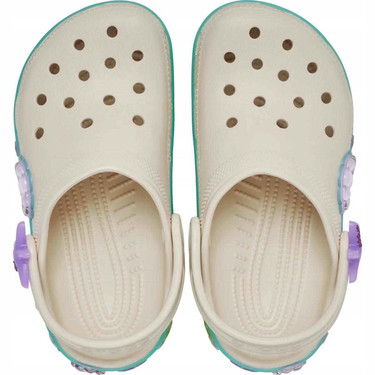 Chodaki Dla Dzieci Crocs Classic Sea Sparkle Shaker Clog 6/6