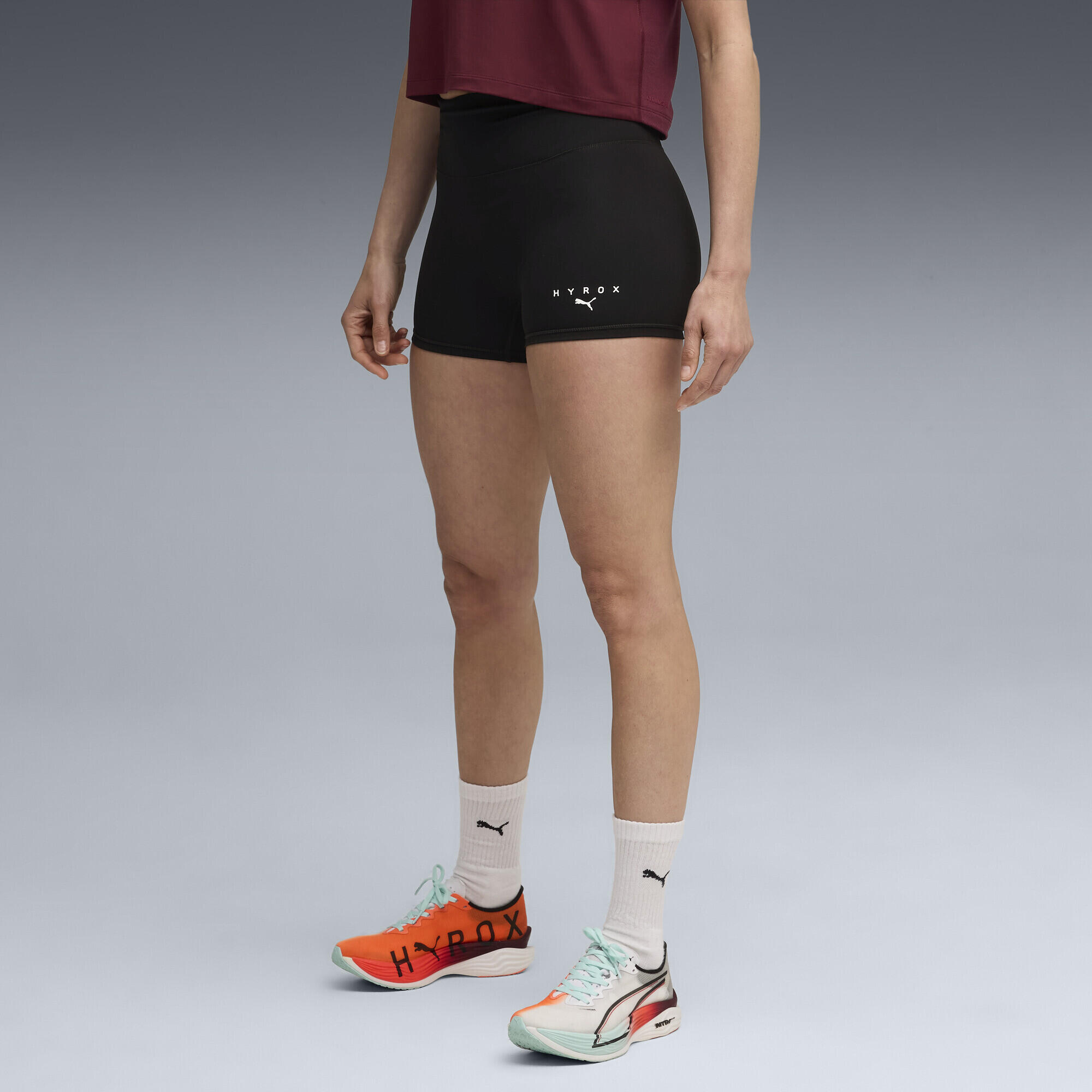 PUMA x HYROX SHAPELUXE korte legging voor dames, 8 cm PUMA 2/5