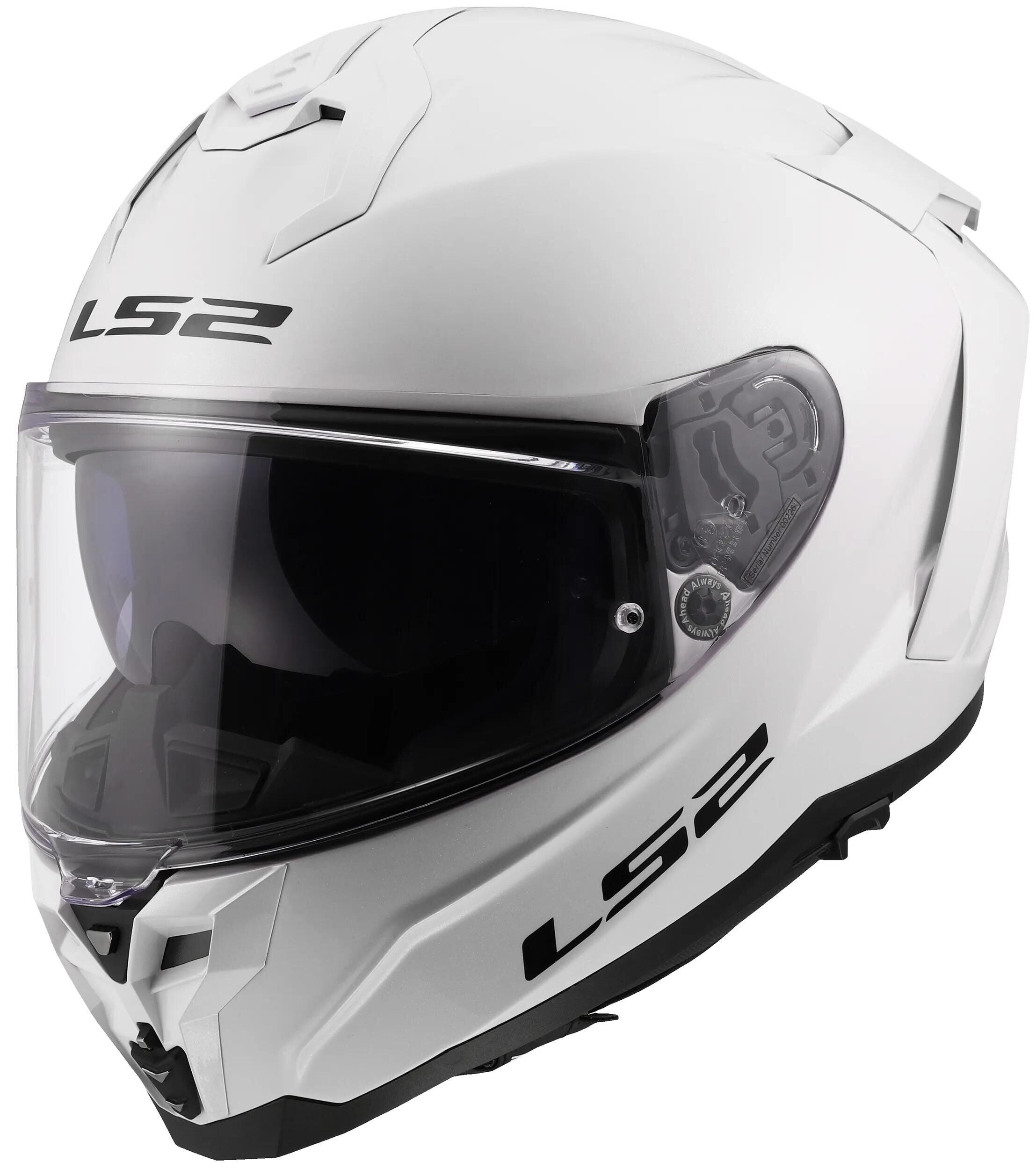 LS2 FF817 Challeng II Solid weiss 3XL 2/2