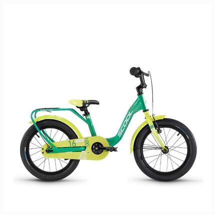 niXe, 18 Zoll Kinderfahrrad, 1-Gang, Türkis/Rosa, 110–125 cm, 5–7 Jahre