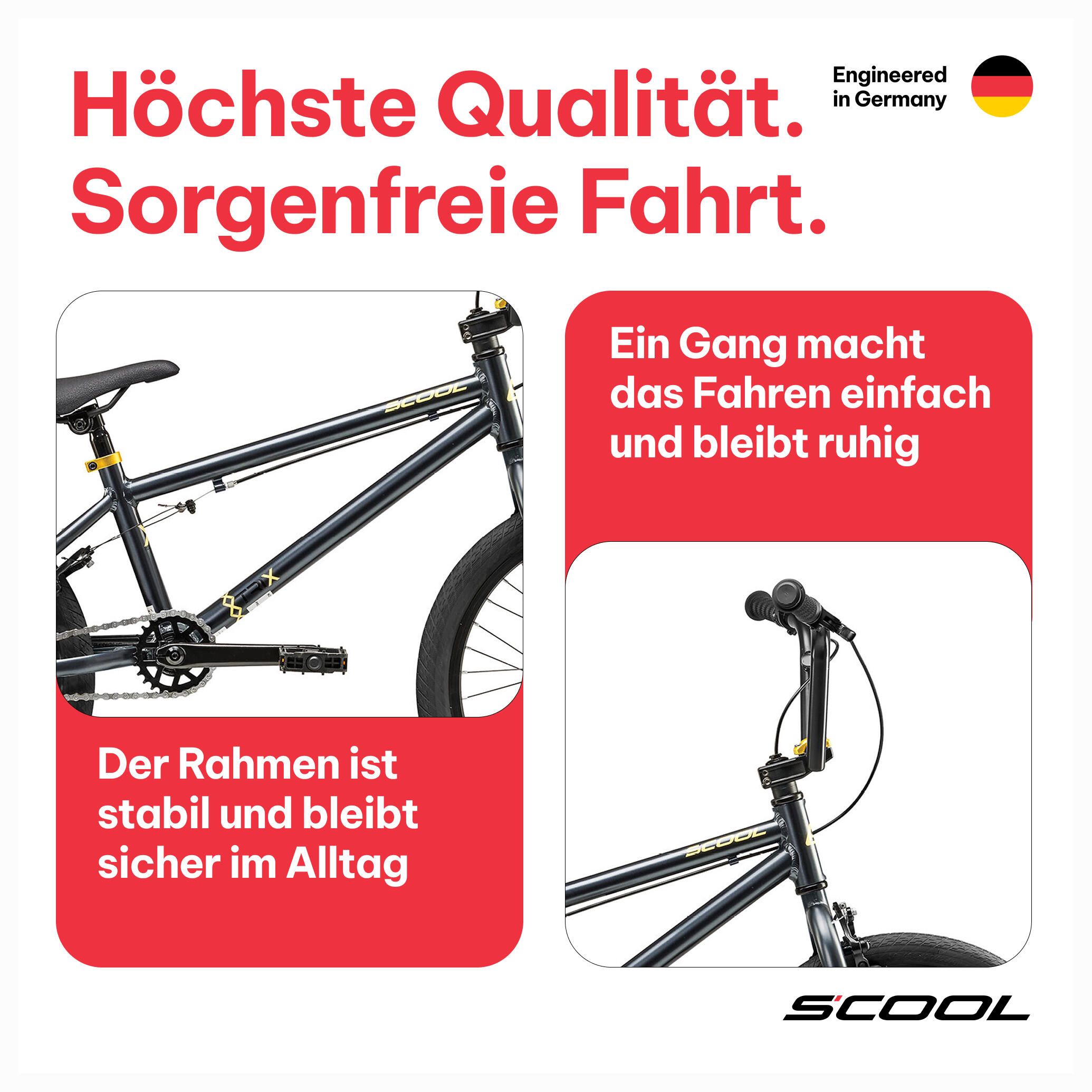 XtriX 40, 20 inch kinderfiets, 1 versnelling, 115–130 cm 3/7