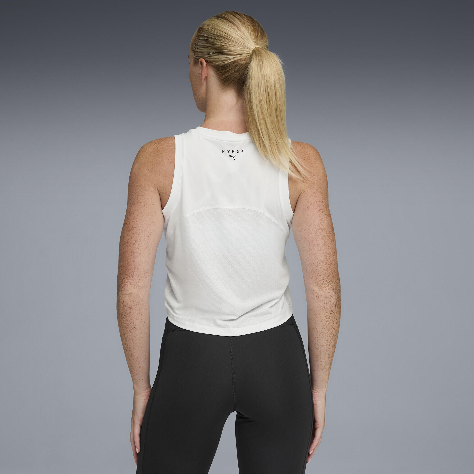 PUMA x HYROX CLOUDSPUN ThermoAdapt korte tanktop voor dames PUMA 3/5