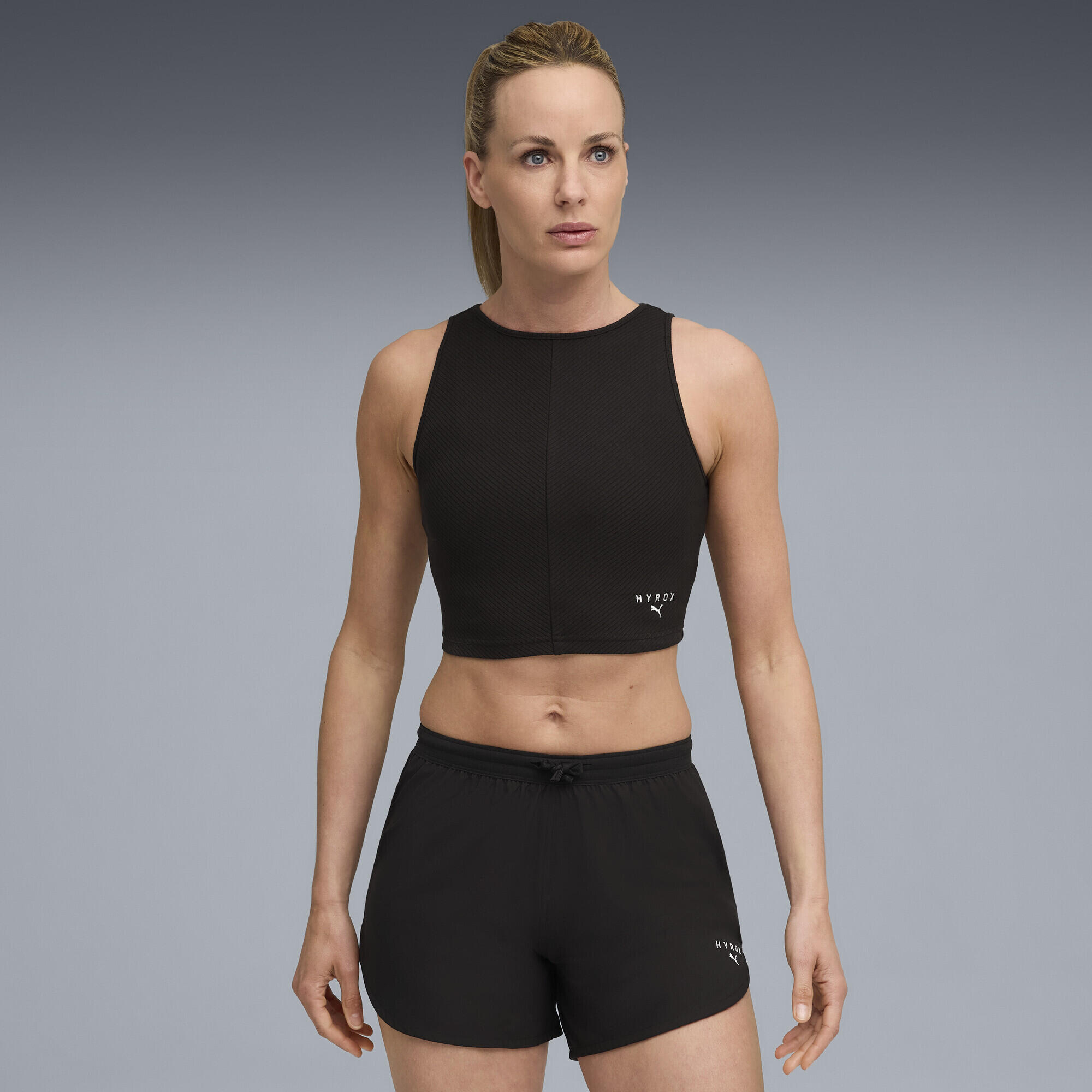 PUMA x HYROX Rib korte tanktop voor dames PUMA 2/5