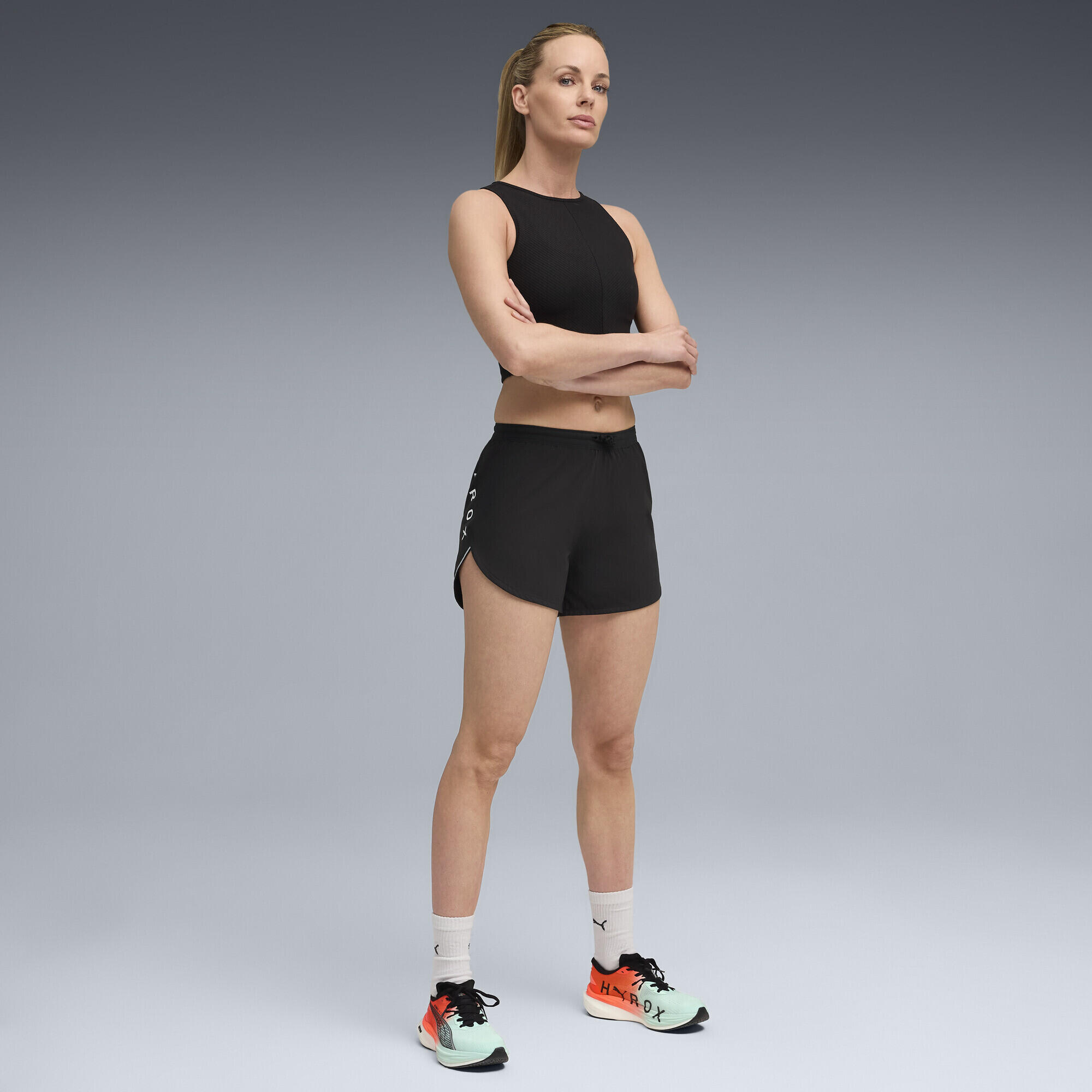 PUMA x HYROX Rib korte tanktop voor dames PUMA 4/5