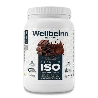 Proteine Whey Isolate WELLBEINN Proteinn 100% Isolate Senza Zuccheri Aggiunti