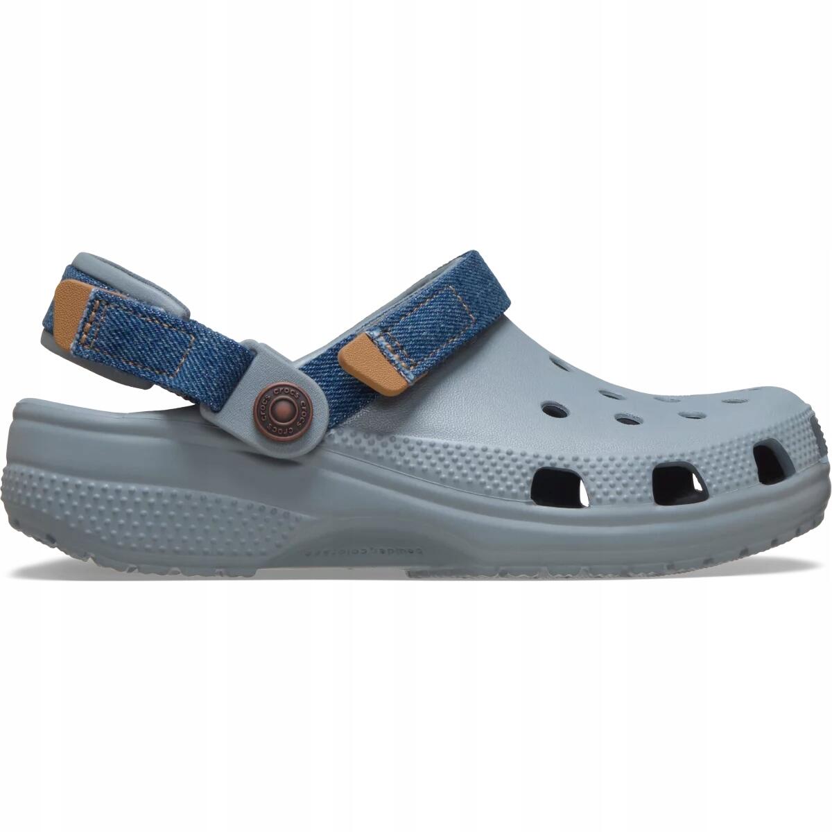Chodaki Dla Dzieci Crocs CL Denim Adjustable Bckstrp Clog 3/6