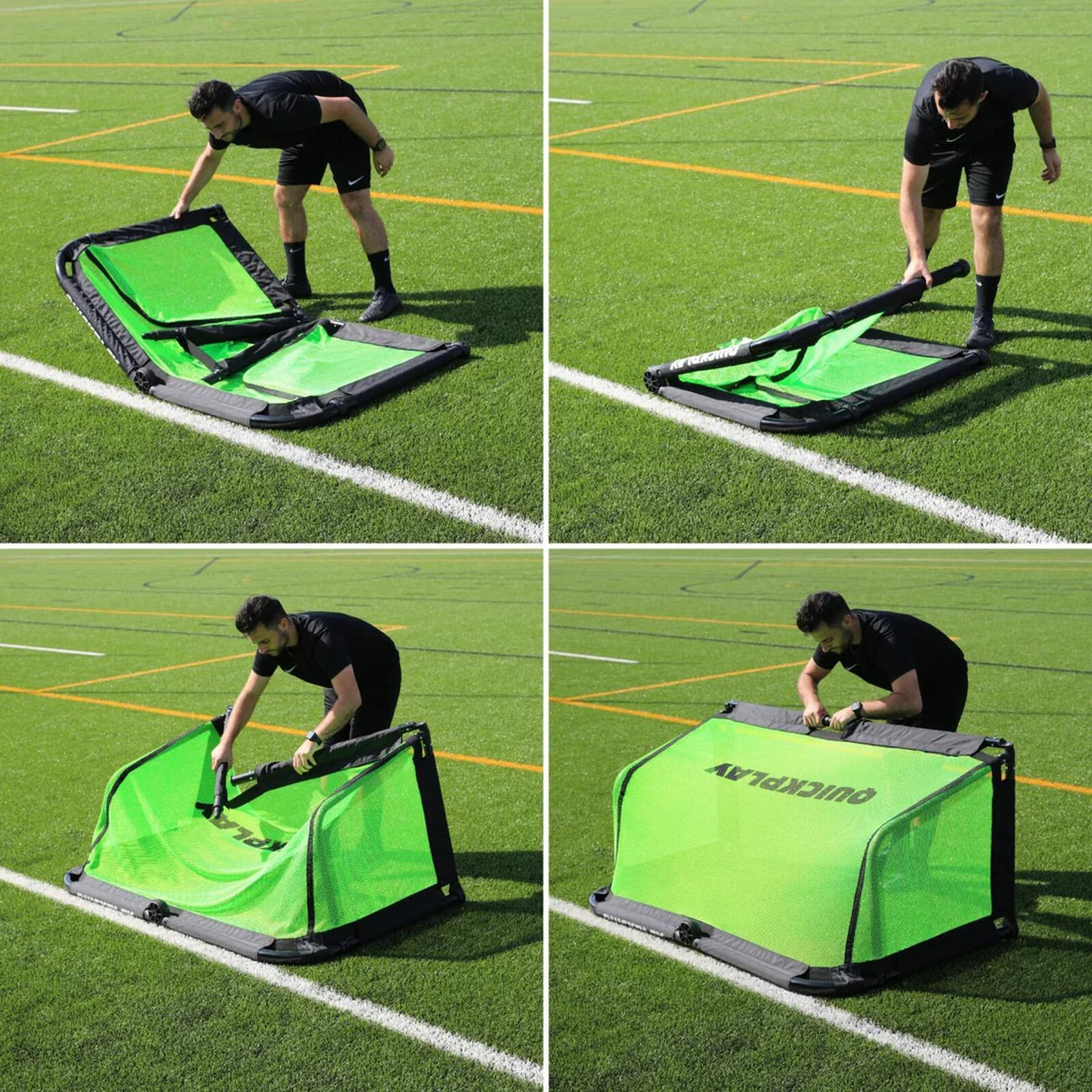 Bramka Do Piłki Nożnej Quickplay Pro Alu Training 6X4' 180X120 cm 4/7