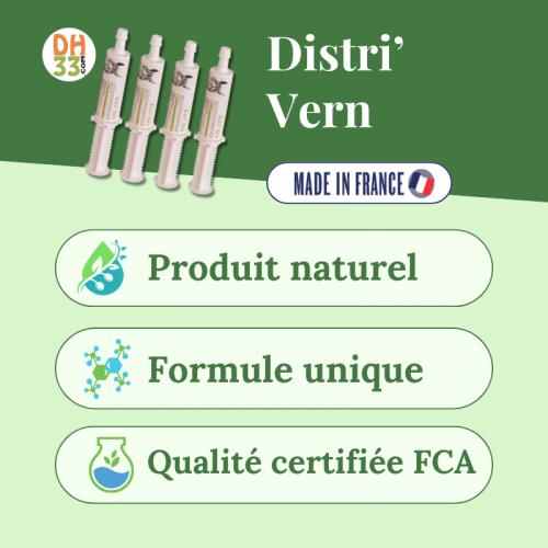 Distri'Vern Cheval - Lot de 4  vermifuge naturel 2/4