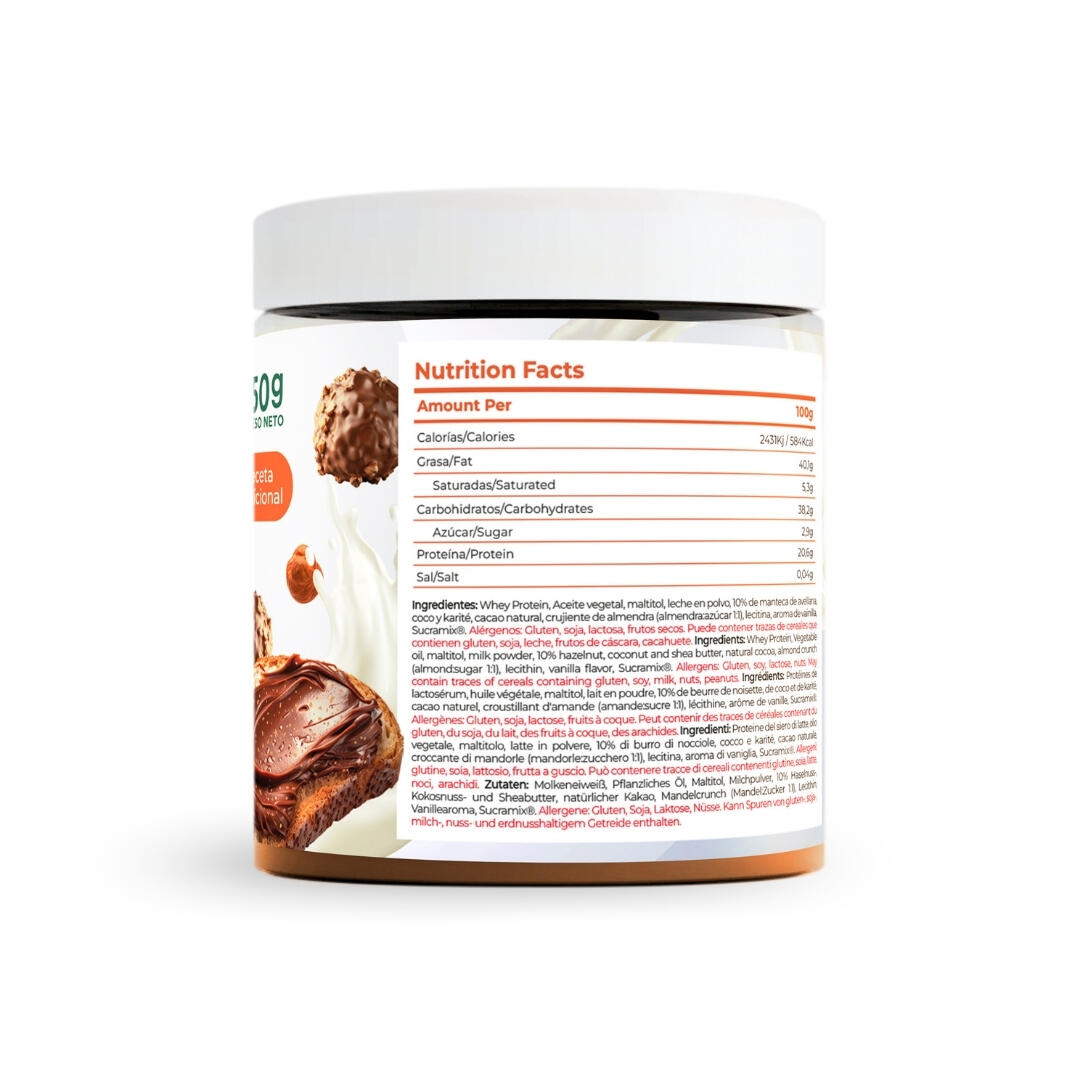 Crema Proteica Bombon Rocher Chips 200G Torafood 2/5