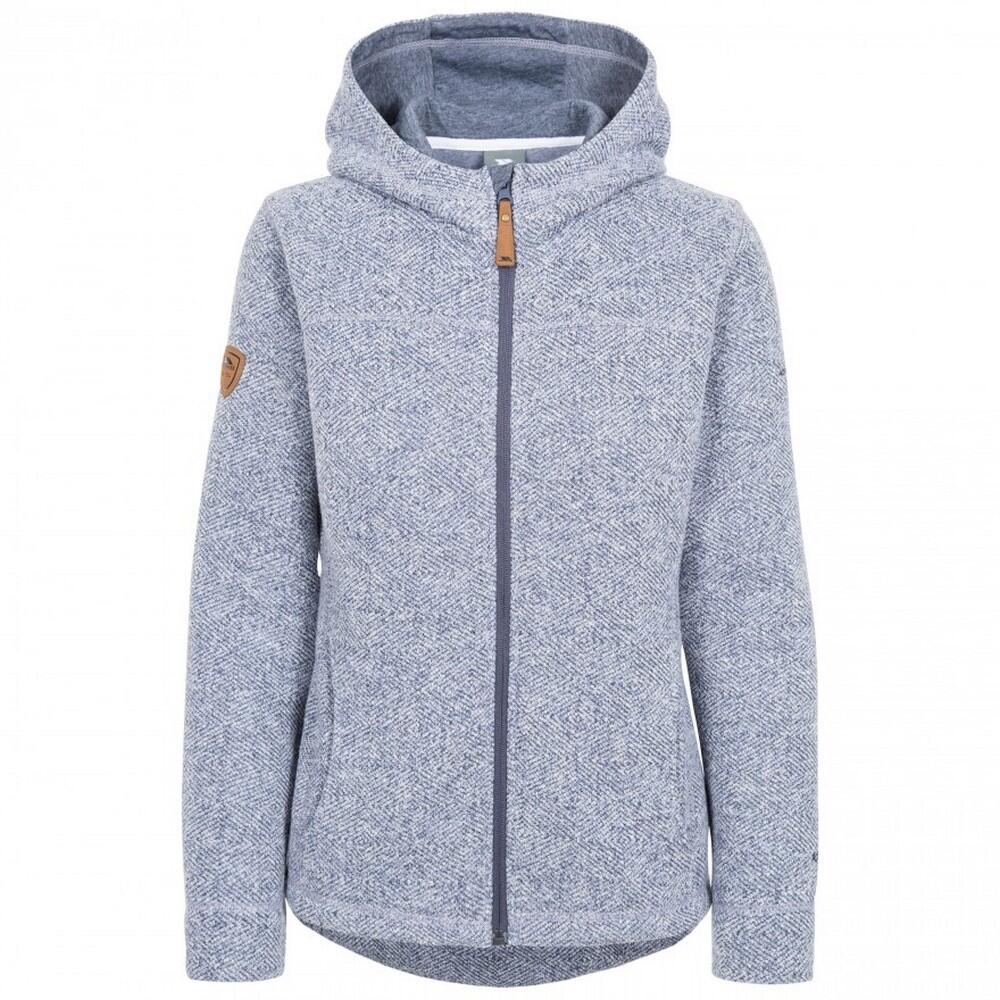 Women's RESERVE hooded fleece jacket (Blue)