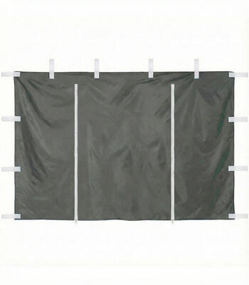 Zijwand met deur rits 3x2m voor partytent 3x3m – waterdicht, blauw