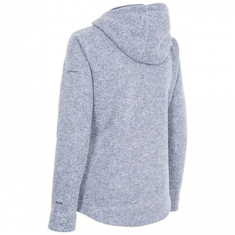 Dames Reserve Fleece Vest met Capuchon (Denim Blauw)