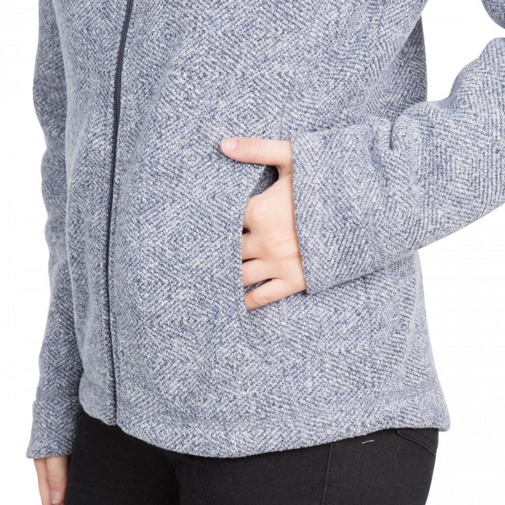 "Reserve" Fleece mit Kapuze für Damen Jeansblau 3/5