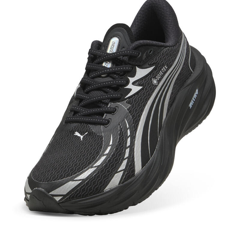 Cizme cross training bărbați impermeabile amortizare Velocity Nitro 4 Gtx, negru