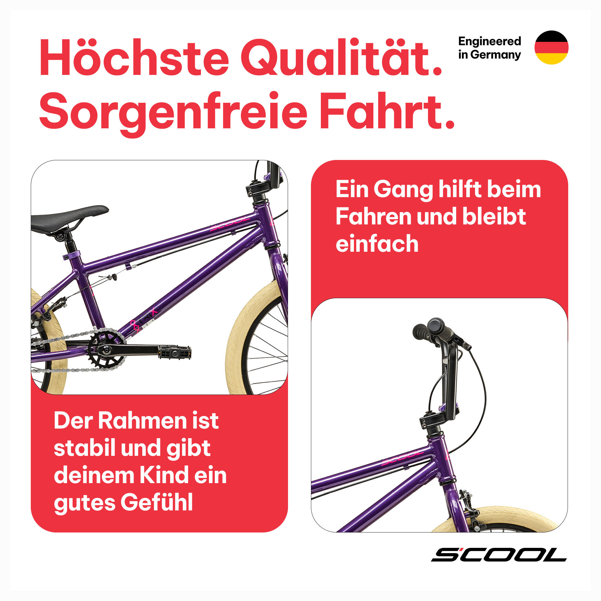XtriX 40, 20 inch kinderfiets, 1 versnelling, 115–130 cm 3/7