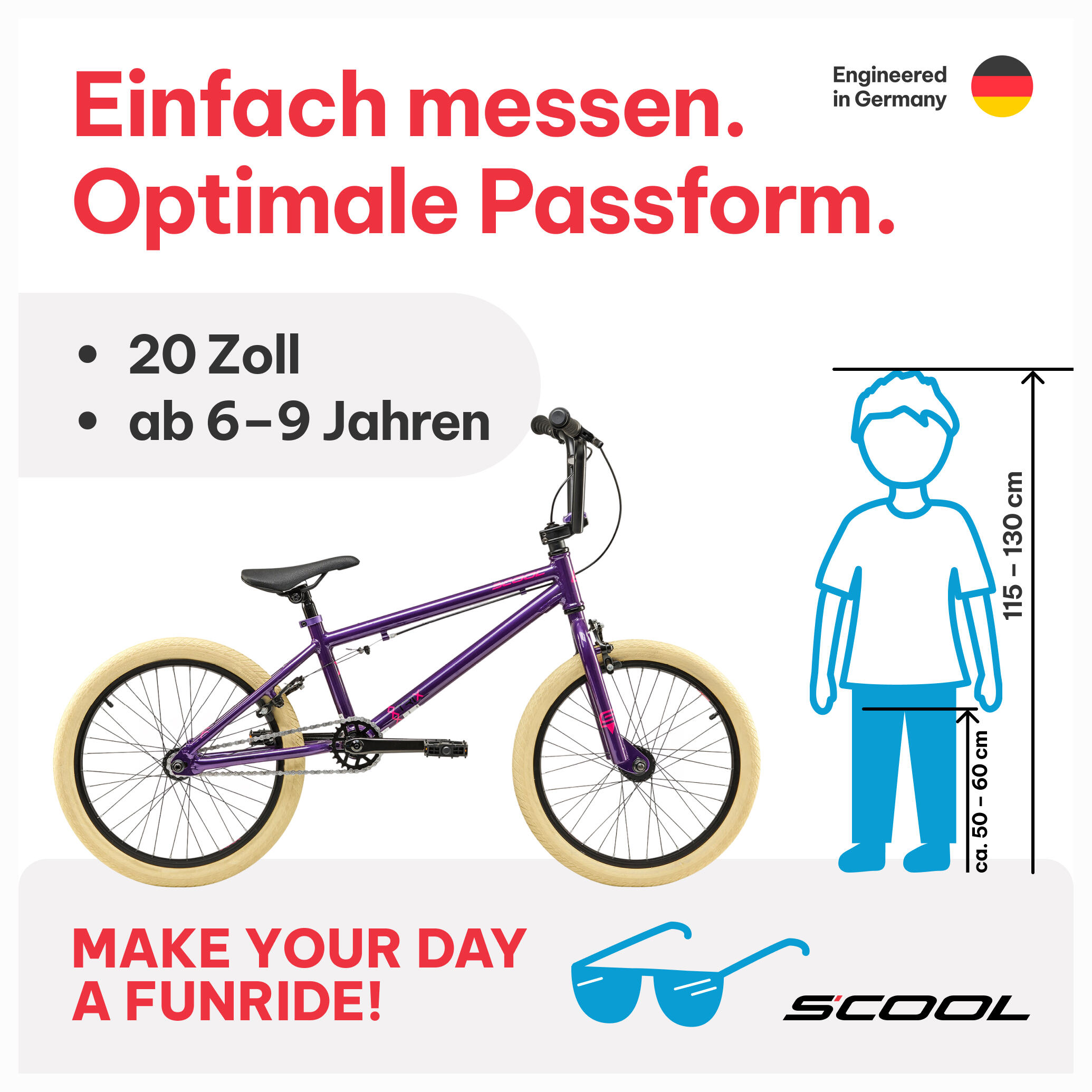 XtriX 40, 20 inch kinderfiets, 1 versnelling, 115–130 cm 2/7