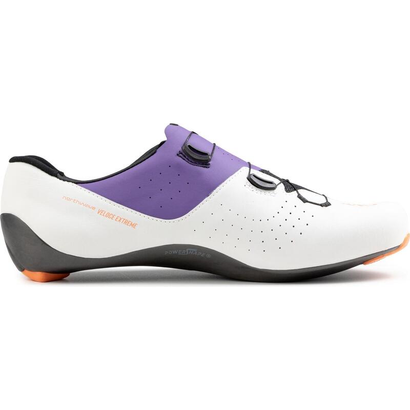 Pantofi ciclism sosea - Veloce Extreme - Light Grey | Dark Purple
