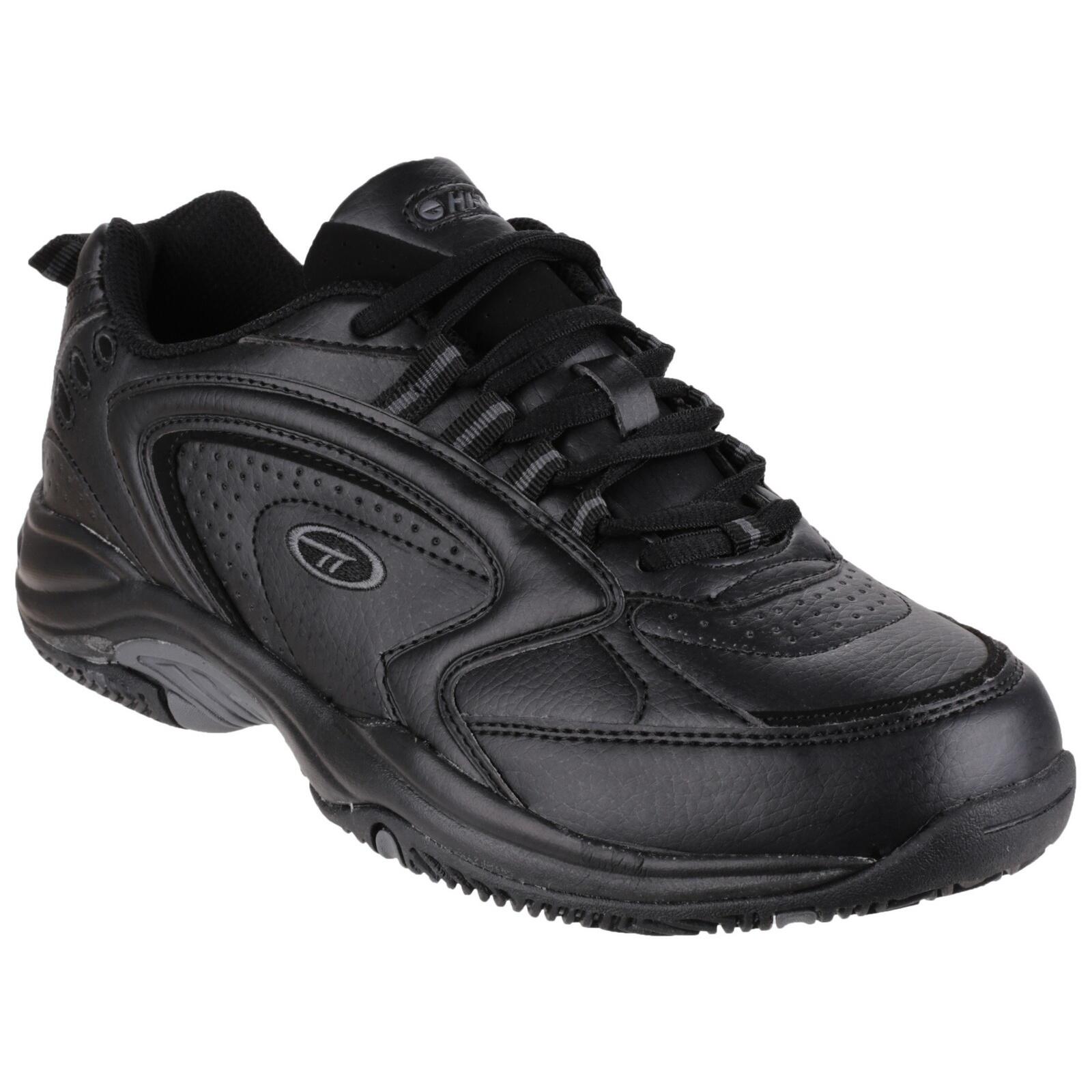 HI-TEC Mens Blast Lite Lace Up Trainers (Black)