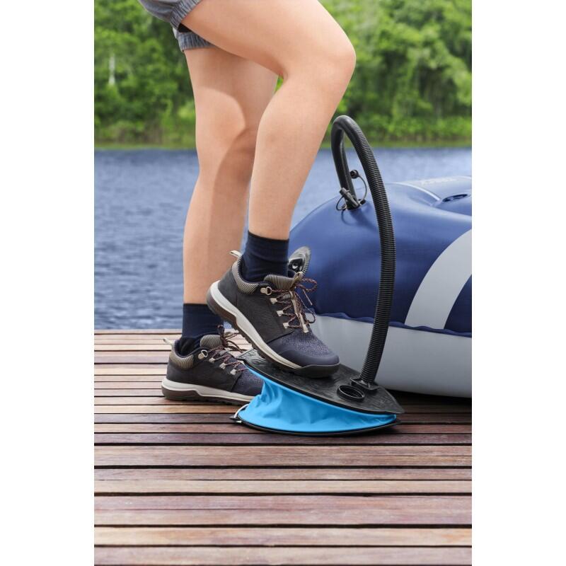 Bestway Pompe à pied 1,4L/cycle pour matelas et bouées gonflables - 3 embouts 6/7